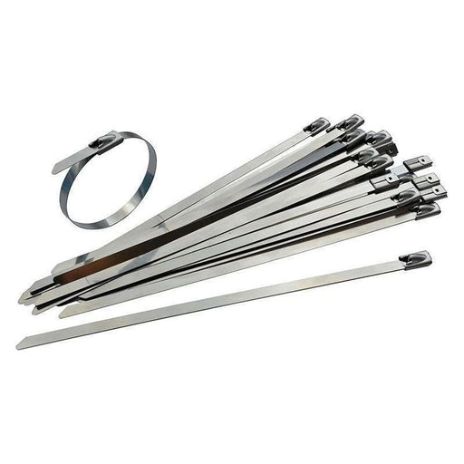 Faithfull Stainless Steel Cable Ties 4.6 x 290mm (Pack 50)