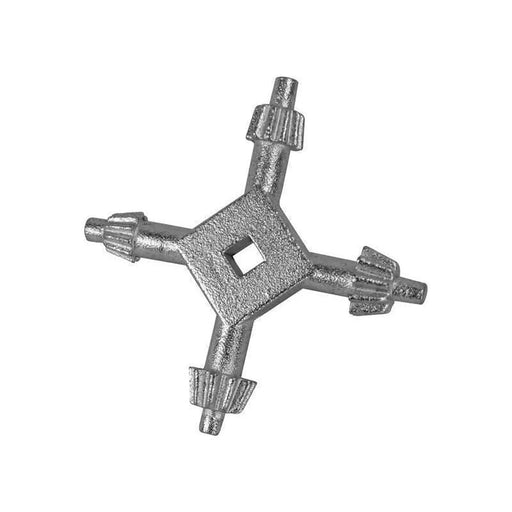 Faithfull 4 Way Chuck Key Heavy Duty Tool Accessory