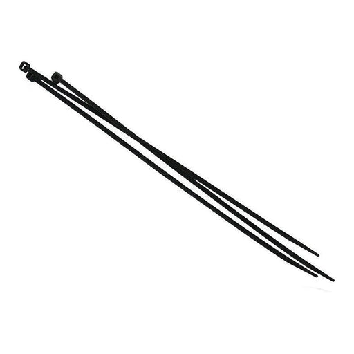 Faithfull Cable Ties Black 150mm Pack of 100
