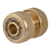 Faithfull Brass Hose Mender 1/2in Heavy Duty Fitting