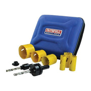 Faithfull Universal Varipitch Holesaw Electrician's Kit, 9 Piece 16-51mm