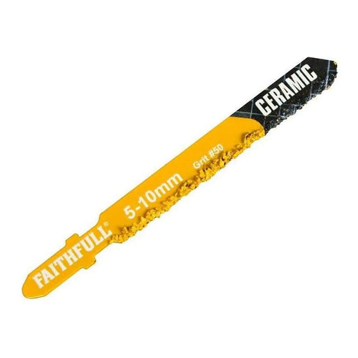 Faithfull TCT Riff Tile Cutting Jigsaw Blades Pack of 5