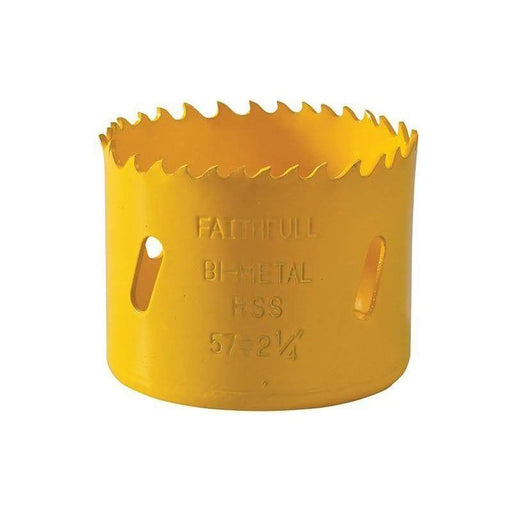 Faithfull Bi-Metal Cobalt Holesaw 57mm Heavy Duty