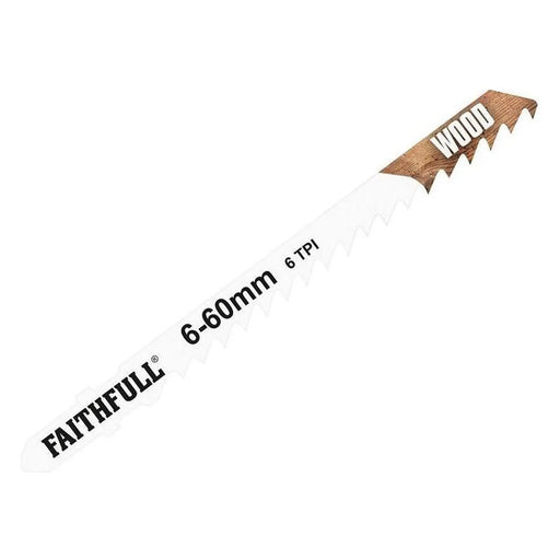 Faithfull Wood Jigsaw Blades Pack of 5 T101DP