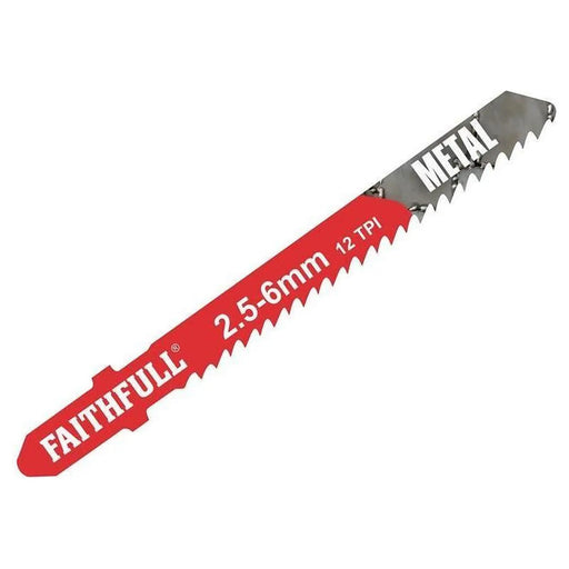 Faithfull Metal Cutting Jigsaw Blades Pack of 5 T118B
