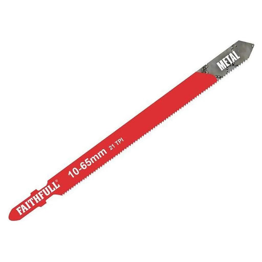 Faithfull Metal Cutting Jigsaw Blades Pack of 5 T318A
