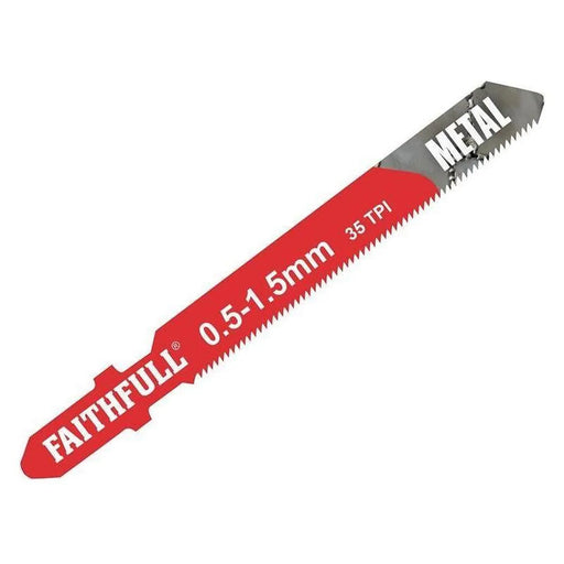 Faithfull Metal Cutting Jigsaw Blades Pack of 5 T118G