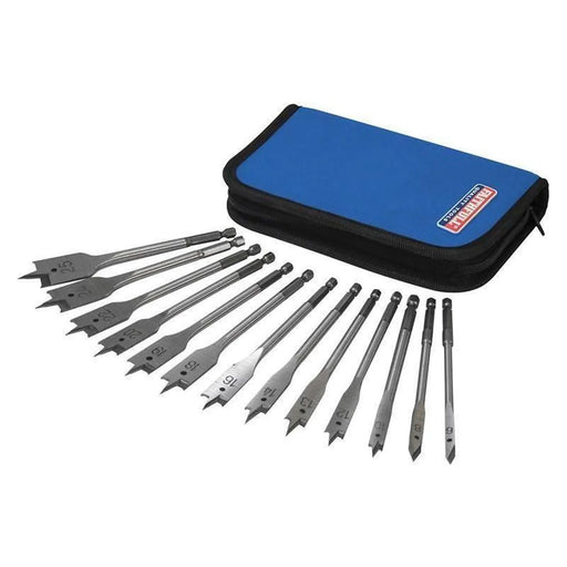 Faithfull Flat Bit Set, 13 Piece