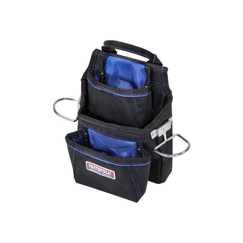 Faithfull Fasteners Pouch 2100D Nylon with Hammer Loops