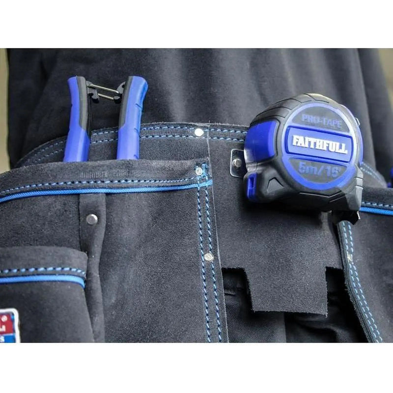 Faithfull Double Tool & Nail Pouch