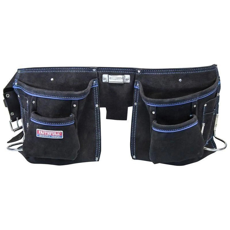 Faithfull Double Tool & Nail Pouch