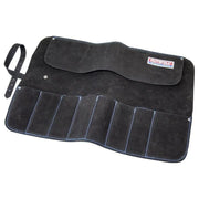 Faithfull 8 Pocket Leather Chisel Roll Premium Tool Holder