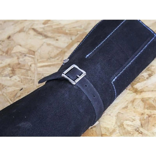 Faithfull 8 Pocket Leather Chisel Roll Premium Tool Holder