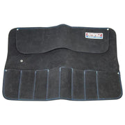 Faithfull 8 Pocket Leather Chisel Roll Premium Tool Holder