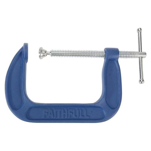 Faithfull Medium-Duty G-Clamp 100mm (4in)
