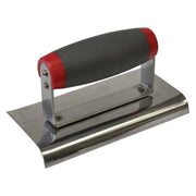 Faithfull Edging Trowel Soft Grip Handle 6 x 3in