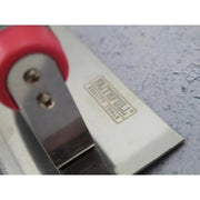 Faithfull Edging Trowel Soft Grip Handle 6 x 3in