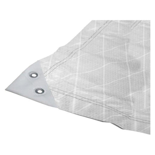 Faithfull Tough-Tarp Tarpaulin White 6 x 4m