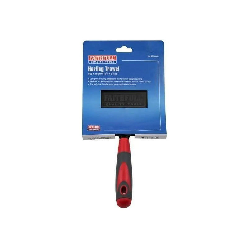 Faithfull Harling Trowel Soft Grip Handle 6.1/2in²