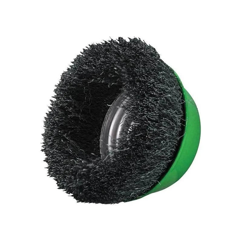 Faithfull Wire Cup Brush 100mm M14x2, 0.30mm Stainless Steel Wire