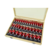 Faithfull 35 Piece Router Bit Set with Tungsten Carbide Tips
