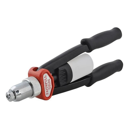 Faithfull Heavy-Duty Dial Head Hand Riveter Short Arm