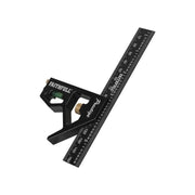 Faithfull Prestige Combination Square Black Aluminium 150mm (6in)
