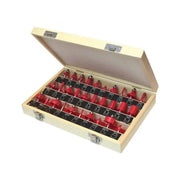 Faithfull 30 Piece Router Bit Set with Tungsten Carbide Tips