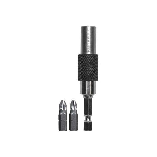 Faithfull Flexi Bit Holder 75mm with PZ2 Bits