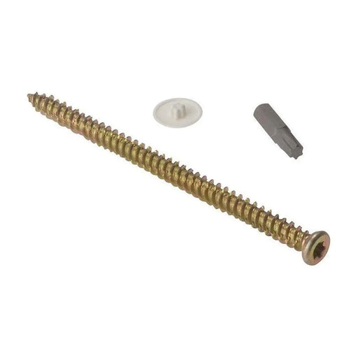 Forgefix Concrete Frame Screw TORX® Compatible High-Low Thread ZYP 7.5 x 52mm Bag 10