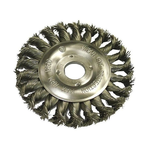 Faithfull Circular Wire Brush 125mm Heavy Duty Tool