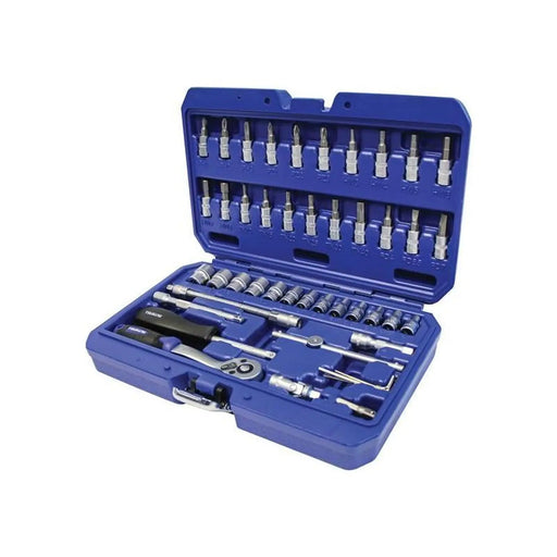 Faithfull 1/4in Drive Socket Set, 46 Piece