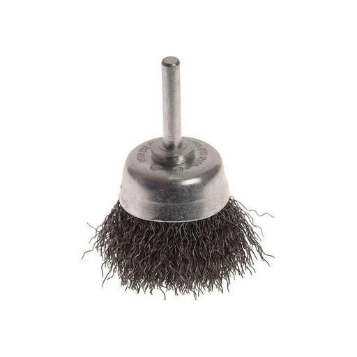 Faithfull Wire Brush Shaft Mounted 50mm x 20mm, 0.30mm Wire