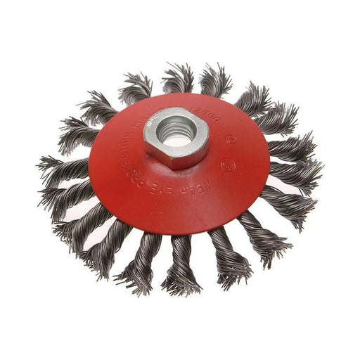 Faithfull Conical Wire Brush 115mm Heavy Duty