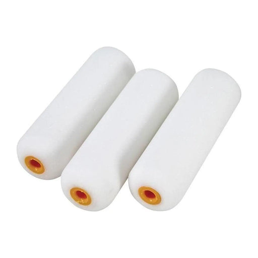 Faithfull Foam Mini Roller Refills 100mm (4in) Pack of 10