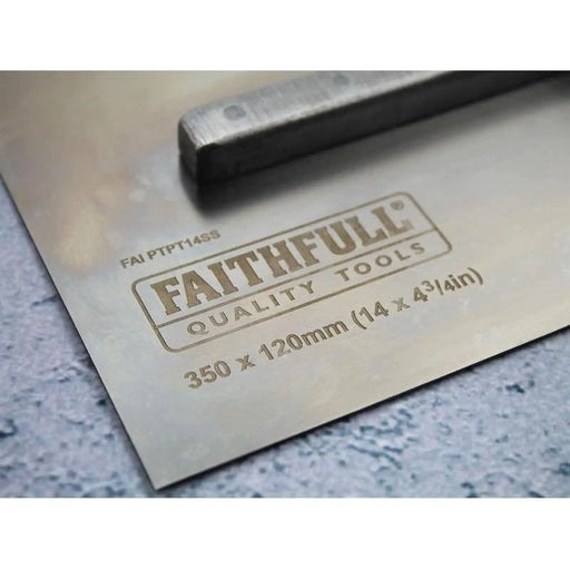 Faithfull Prestige Plastering Trowel 350 x 120mm (14 x 4.3/4in)