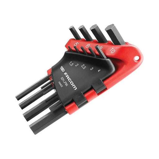 Facom 82H.JP9A Metric Hexagon Key Set, 9 Piece