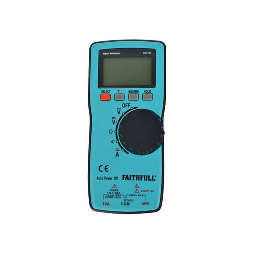 Faithfull Auto-Range Digital Multimeter with LCD Display