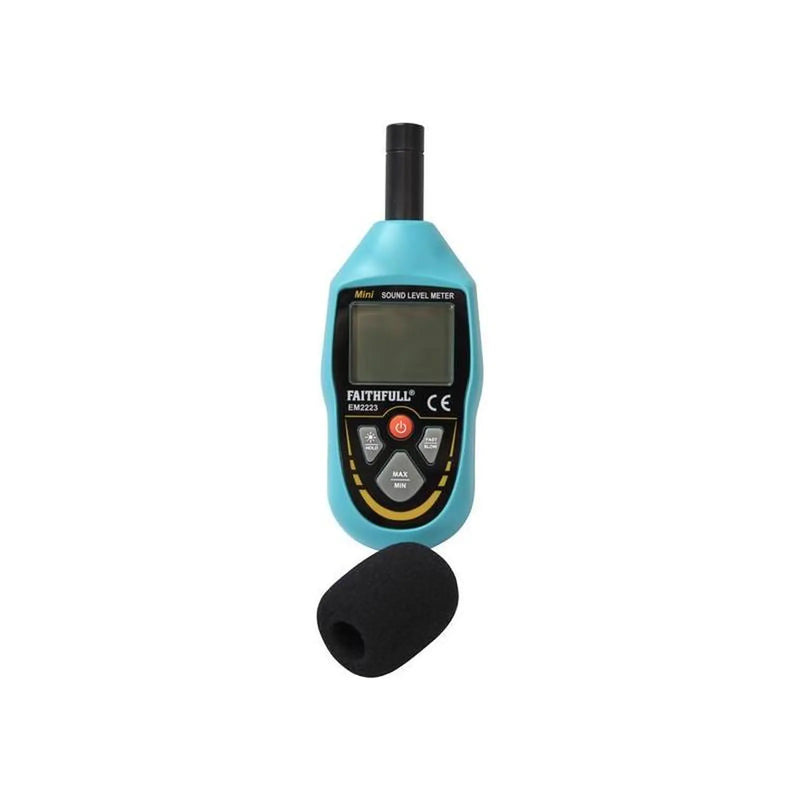 Faithfull Digital Sound Level Meter Compact Measurement Tool
