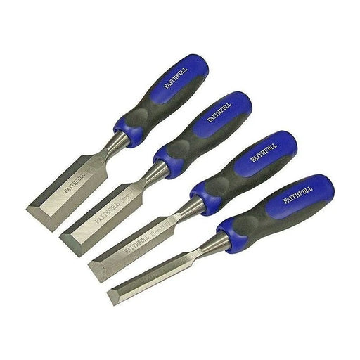 Faithfull Bevel Edge Butt Chisel Set 4 Piece