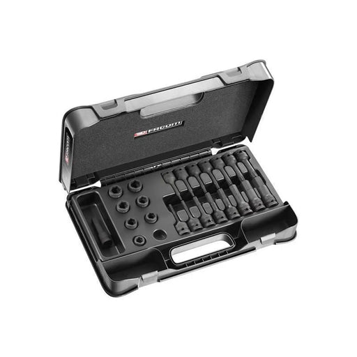 Facom 6-Point Stubby Impact Socket Set 23 Piece