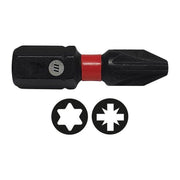 Forgefix ForgeFast Pozidriv Compatible Impact Bit PZ1 x 25mm (Card 2)