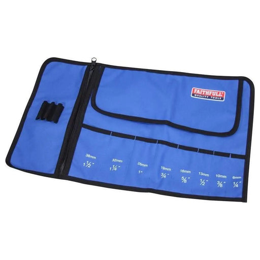 Faithfull Chisel Roll Heavy Duty Tool Storage 32x50cm