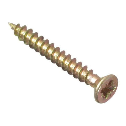 Forgefix Multi-Purpose Pozi Compatible Screw CSK ST ZYP 3.5 x 35mm Box 200