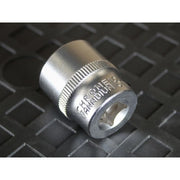 Faithfull Hex Socket 3/8in Drive 18mm