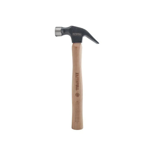 Faithfull Hickory Claw Hammer 567g Heavy Duty Tool