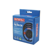 Faithfull Zirconia Abrasive Jumbo Flap Disc 115 x 22mm 120 Grit (3 Pack)