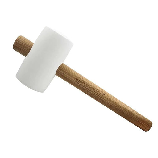 Faithfull White Rubber Mallet 28oz Heavy Duty Tool