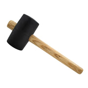 Faithfull Black Rubber Mallet 28oz Heavy Duty Tool