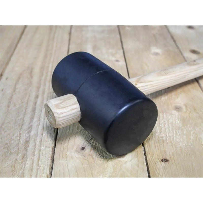 Faithfull Black Rubber Mallet 28oz Heavy Duty Tool